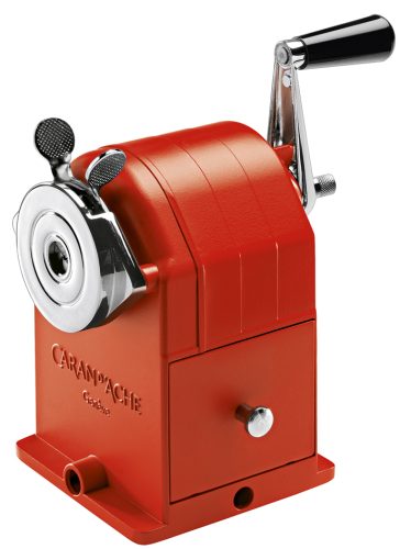 CARAN D'ACHE Machine à tailler, manuel, 1 trou, rouge