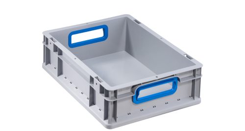 allit Bac de rangement ProfiPlus EuroBox 412, gris/bleu