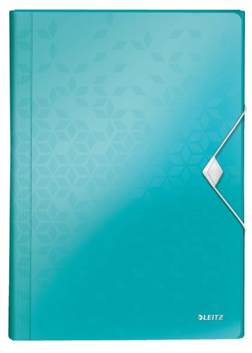 LEITZ Trieur ménager WOW, A4, PP, 6 compartiments, menthe