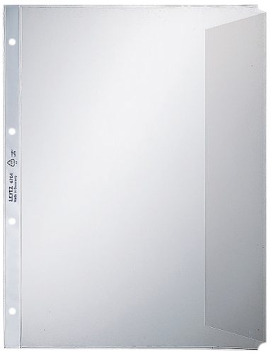LEITZ Pochette perforée avec rabat, A4, PP, 0,12 mm