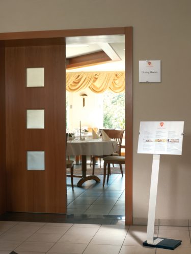 DURABLE Support d'informations CRYSTAL SIGN support, A3