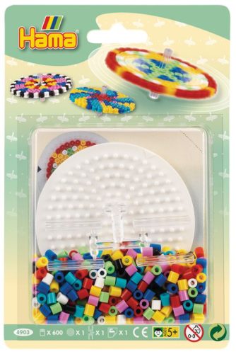 hama Perles à repasser midi 'Rond-point', sous blister