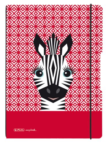 Herlitz Carnet my.book flex 'Cute Animals Zebra', A6