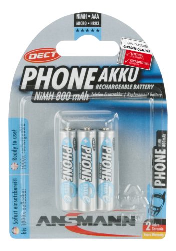 ANSMANN Pile rechargeable NiMH, maxE Micro AAA, 550 mAh