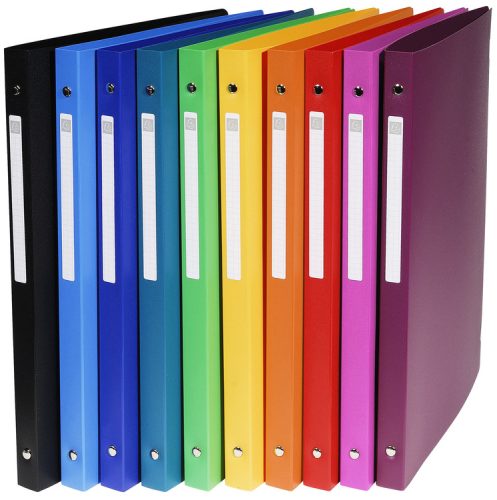 EXACOMPTA Classeur souple, PP, 4 anneaux, A4, rouge