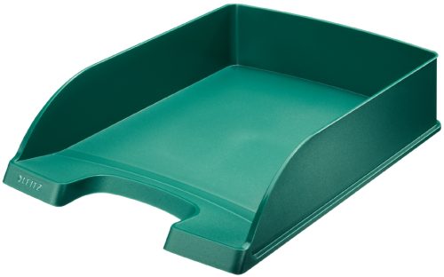 LEITZ Corbeille à courrier Plus Standard, A4, vert