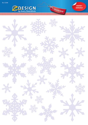 AVERY Zweckform ZDesign Image de fenêtre pour Noël