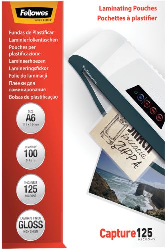 Fellowes Pochette de plastification, A6, brillante