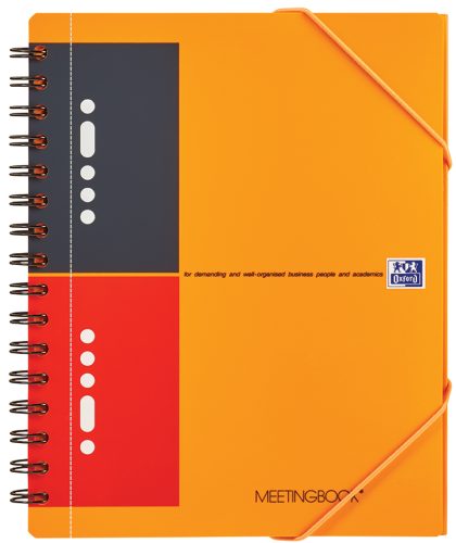 Oxford International Cahier 'MEETINGBOOK', ligné, A5+