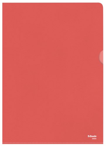Esselte Pochette coins Standard, A4, PP grainé, rouge