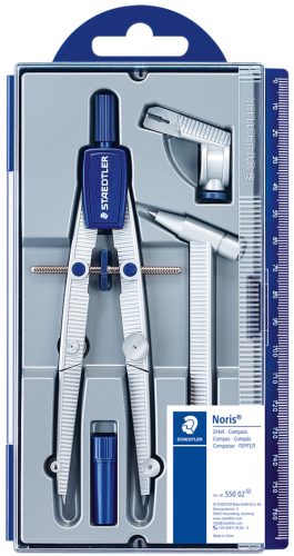 STAEDTLER Compas scolaire Noris 550 02,longueur: 156 mm