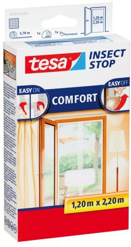 Tesa Moustiquaire COMFORT portes, 2x (0,65 m x 2,20 m)