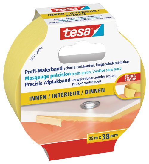 tesa Adhésif de masquage Precision Indoor, 25 mm x 25 m