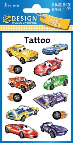 ZDesign KIDS Tatouages 'automobiles'