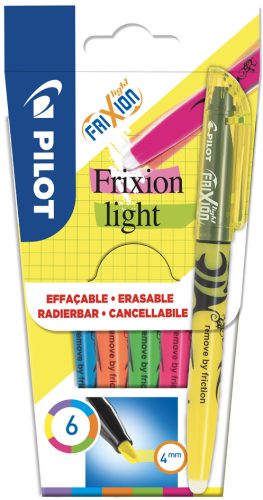 PILOT Surligneur FRIXION light, étui de 6