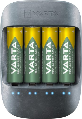 VARTA Chargeur de table 'ECO CHARGER', avec 4x Micro AAA