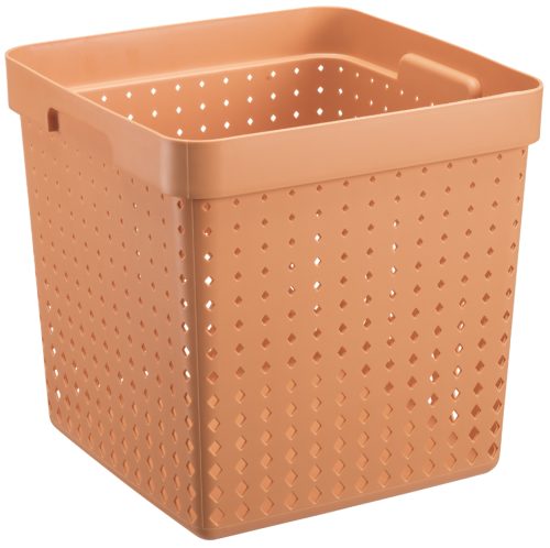 plast team Bac de rangement SEOUL BASKET XL, orange foncé