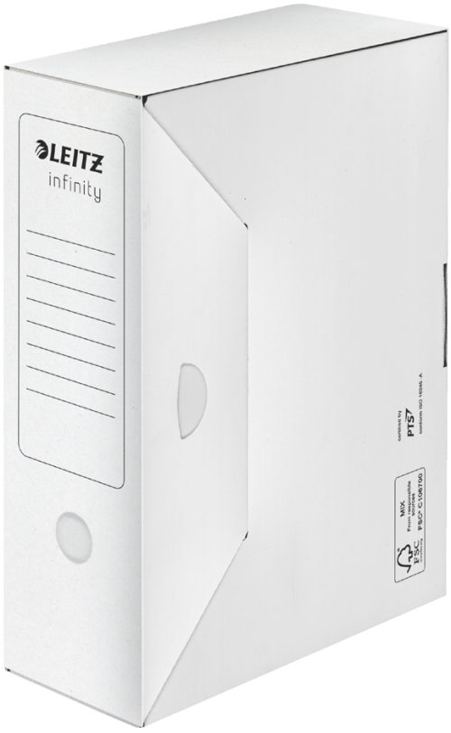LEITZ Boîte à archives Infinity, sans acide, (L)150mm, blanc