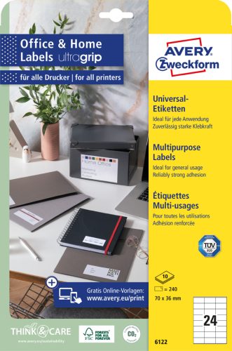 AVERY Zweckform Etiquette universelle Office&Home