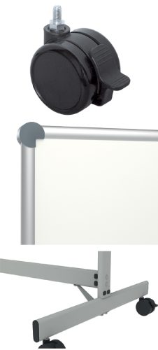MAUL Tableau Blanc mobile MAULpro non réversible