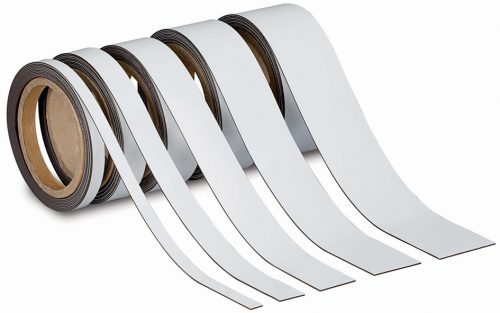 MAUL Ruban magnétique, 30 mm x 10 m, épaisseur: 1 mm, blanc