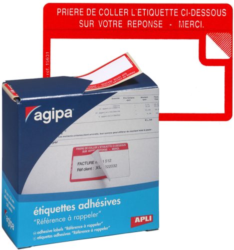 agipa Etiquette 'Références à Rappeler', 59 x 36 mm