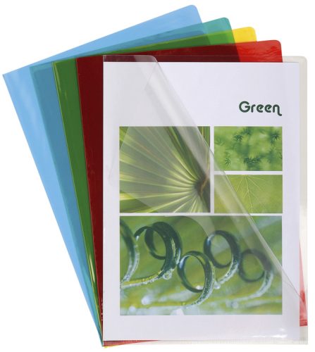 EXACOMPTA Pochette coin, A4, pvc 0,13 mm, vert