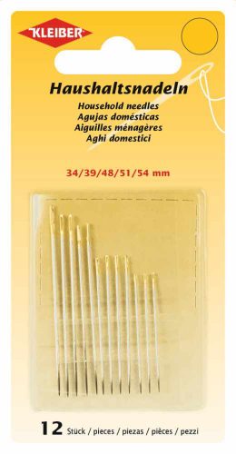 KLEIBER Set d'aiguilles à coudre à la main, 12 pièces