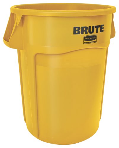 Rubbermaid Collecteur BRUTE 166,5 litres, en PP, jaune