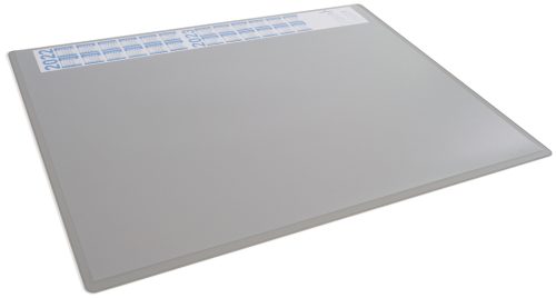 DURABLE Sous-main avec calendrier, PP, gris