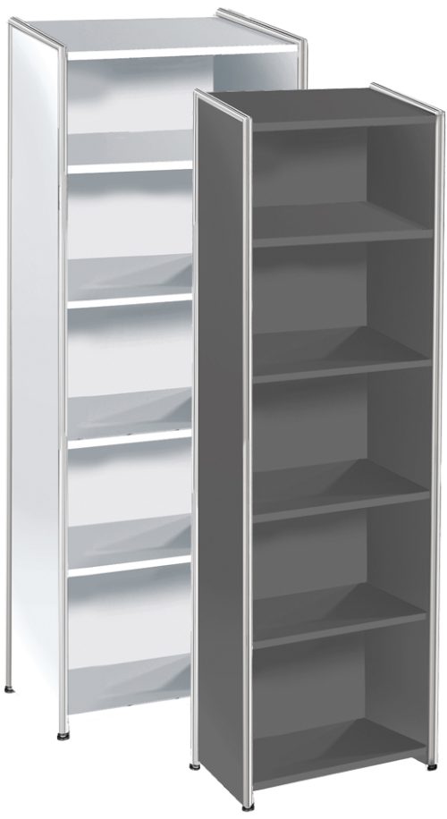 kerkmann Etagère ARTLINE, 5 étagères, (L)800 mm, blanc