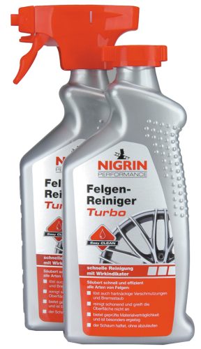 NIGRIN Nettoyant pour jantes Turbo, 500 ml double pack