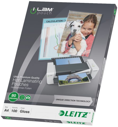 LEITZ Pochette de plastification iLAM, A4, brillant