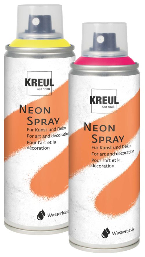 KREUL Peinture aéorosol NEON SPRAY, jaune fluo, 200 ml