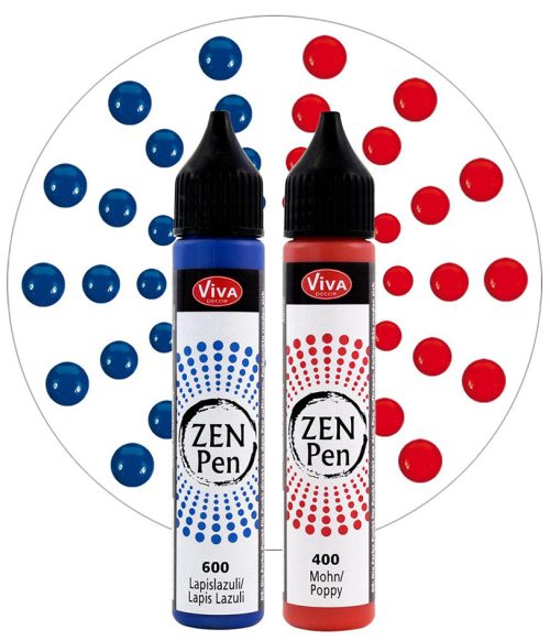 ViVA DECOR Stylo à perle Zen Pen 'Force & courage', set de 2