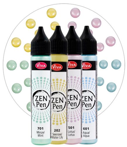 ViVA DECOR Stylo à perle Zen Pen 'Légèreté', set de 4