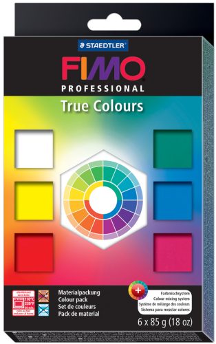 FIMO PROFESSIONAL kit de pâte à modeler 'True colours', set