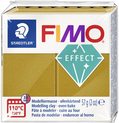 FIMO Pâte à modeler EFFECT, or métallisé, 57 g
