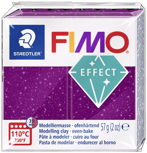 FIMO Pâte à modeler EFFECT, galaxy lilas, 57 g