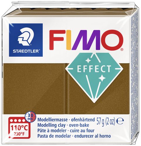 FIMO Pâte à modeler EFFECT, bronze métallisé, 57 g