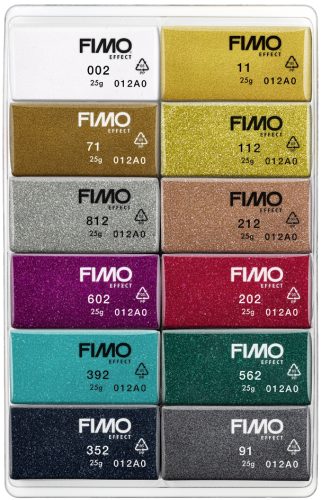 FIMO Set de pâte à modeler 'sparkle', set de 12