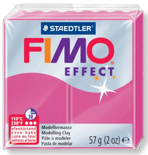 FIMO EFFECT Pâte à modeler, à cuire, 57 g, quartz rubis