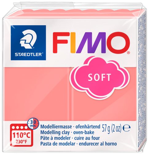 FIMO SOFT Pâte à modeler Trend Colours, 57 g, grapefruit