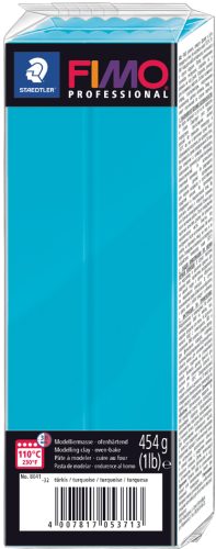 FIMO PROFESSIONAL Pâte à modeler, 454 g, turquoise