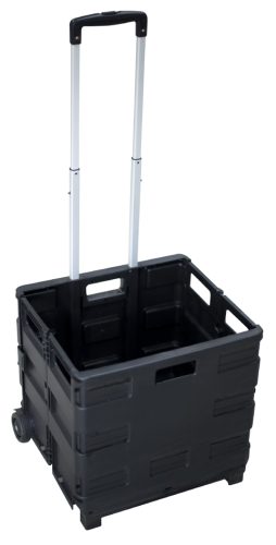 pavo Chariot de transport avec bac rabattable, charge 20 kg
