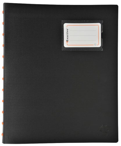EXACOMPTA Protège-documents EXACTIVE, A4, 30 pochettes, noir