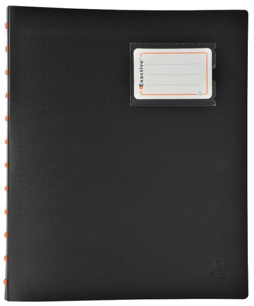 EXACOMPTA Protège-documents EXACTIVE, A4, 30 pochettes, noir