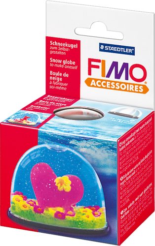 FIMO Boule de neige, ovale, transparent