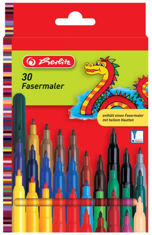 herlitz Feutre, étui en carton de 30