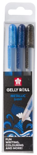 SAKURA Stylo roller à encre gel Gelly Roll Metallic 'Ocean'